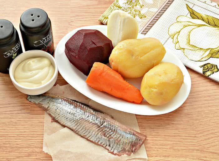 Рецепт ледачого оселедця під шубою