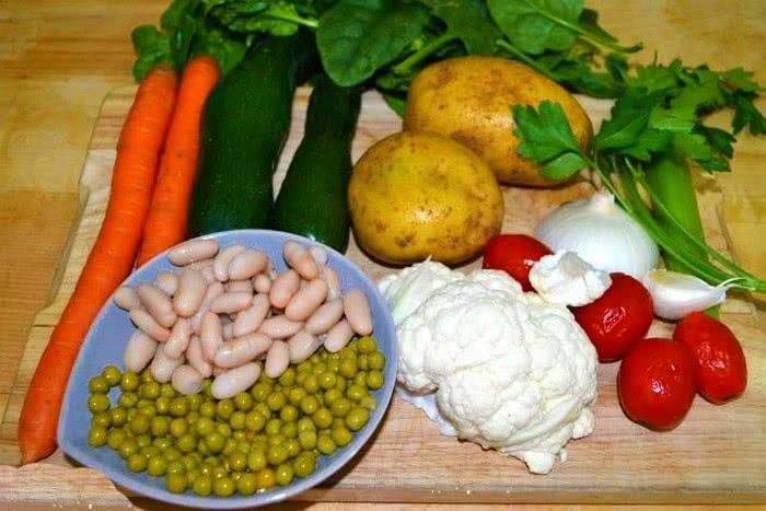 Рецепт супу мінестроне