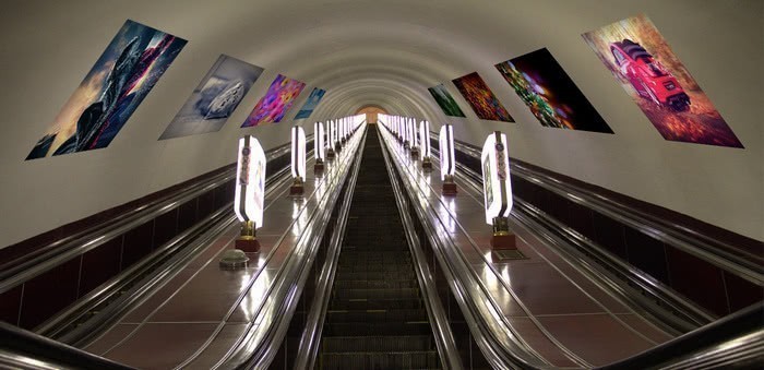 місця для розміщення реклами в метро