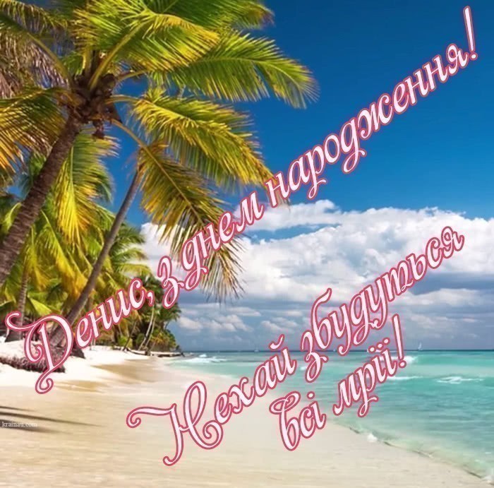 Денис з днем народження!