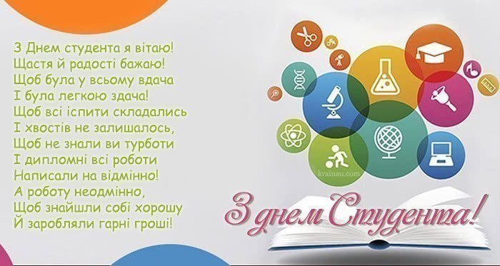 Оригінальні картинки з днем студента