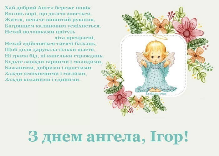 Картинки з днем ангела Ігор