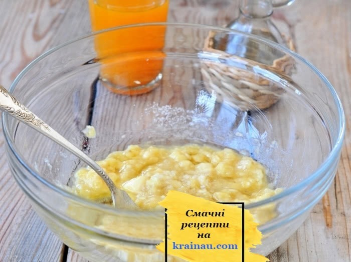 Рецепт пісного бананового кексу