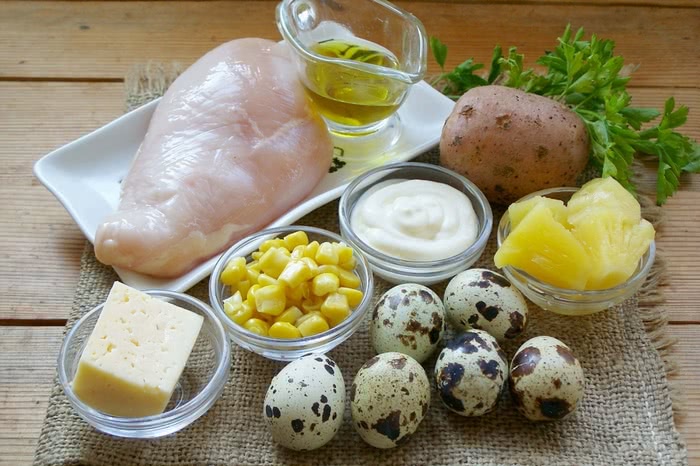 Рецепт салату гніздо глухаря, покроково, фото