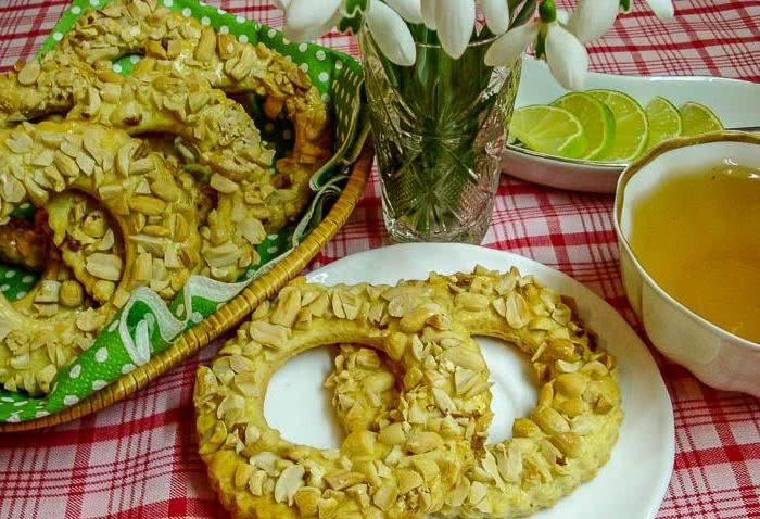 Пісочні кільця з горіхами