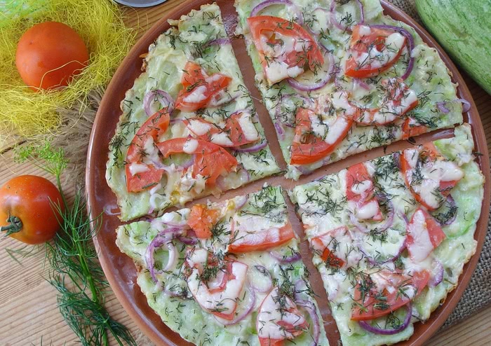 Рецепт піци з кабачків на сковороді