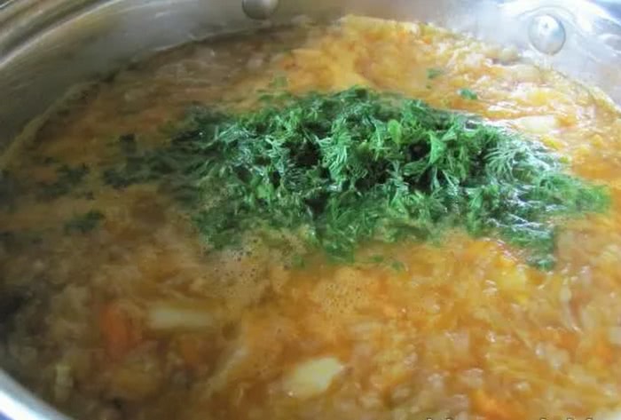 Рецепт пісного капусняка з грибами