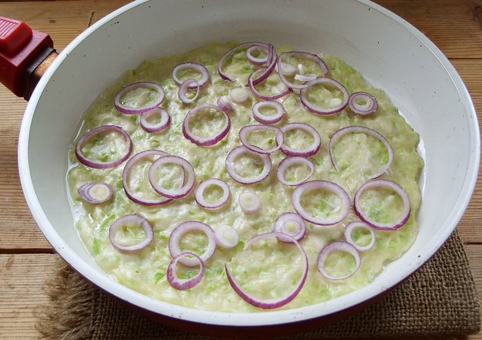 Рецепт піци з кабачків на сковороді