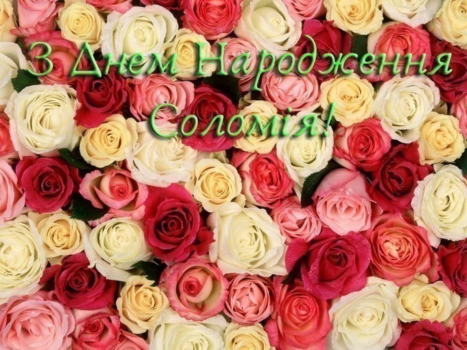 З Днем Народження, Соломіє!